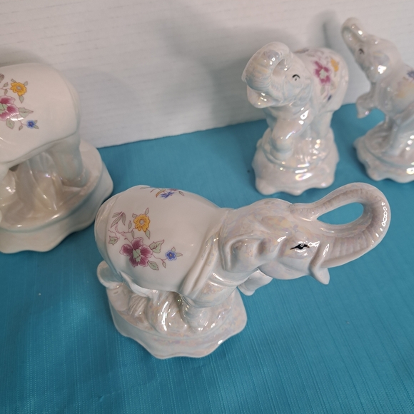 Vintage elephant 🐘 ✨️ set of 4 - Picture 8 of 13